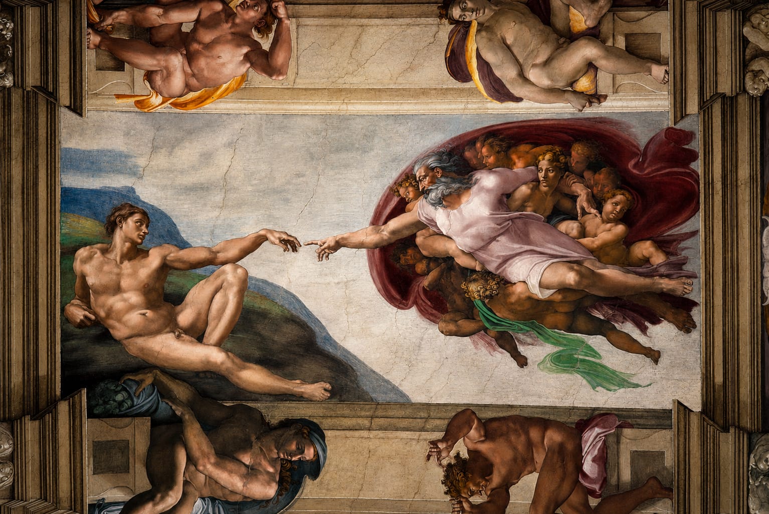 Michelangelo, The Creation of Adam